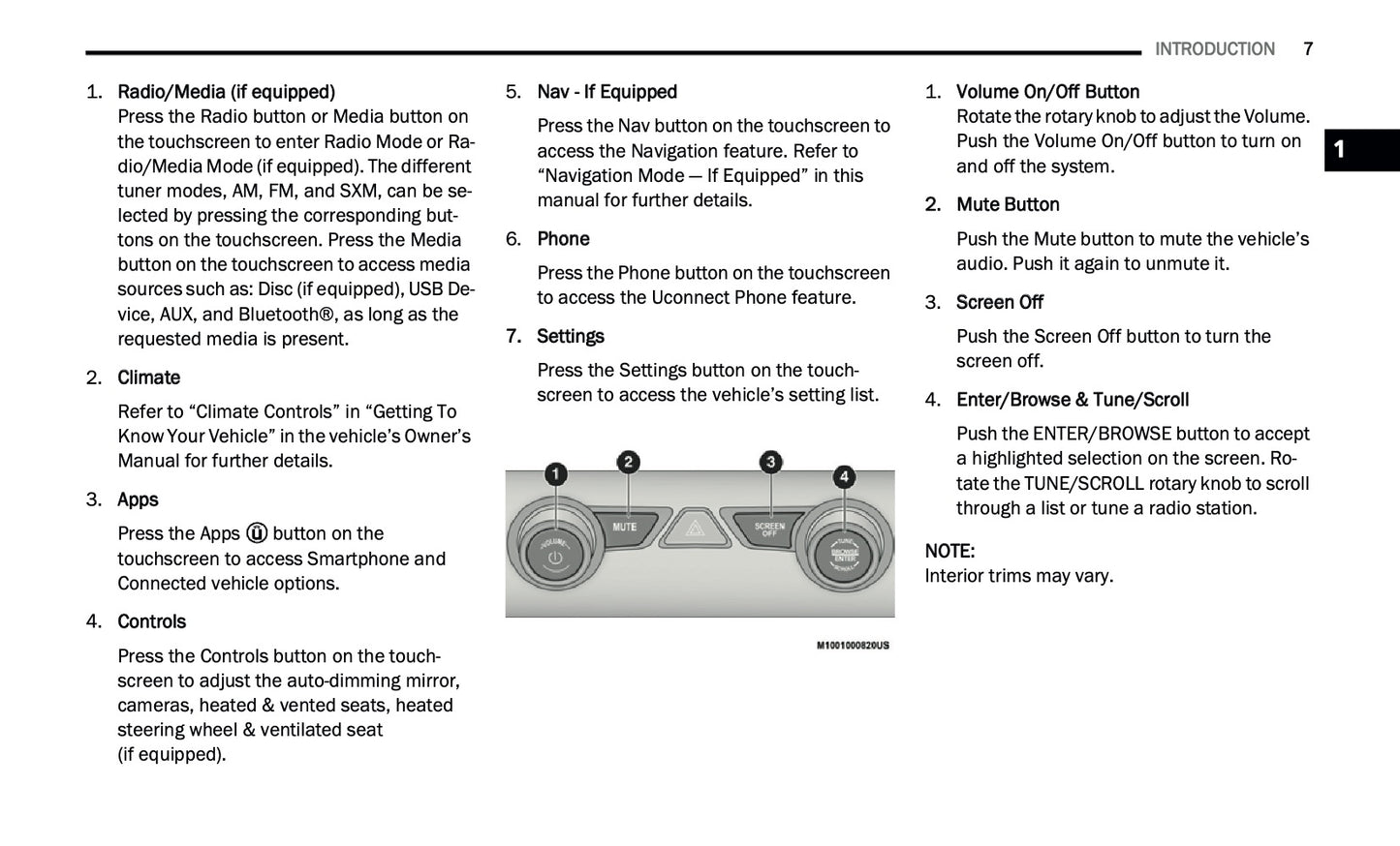 Uconnect 4 / 4C / 4C Nav With 8.4-Inch Display Owner's Manual