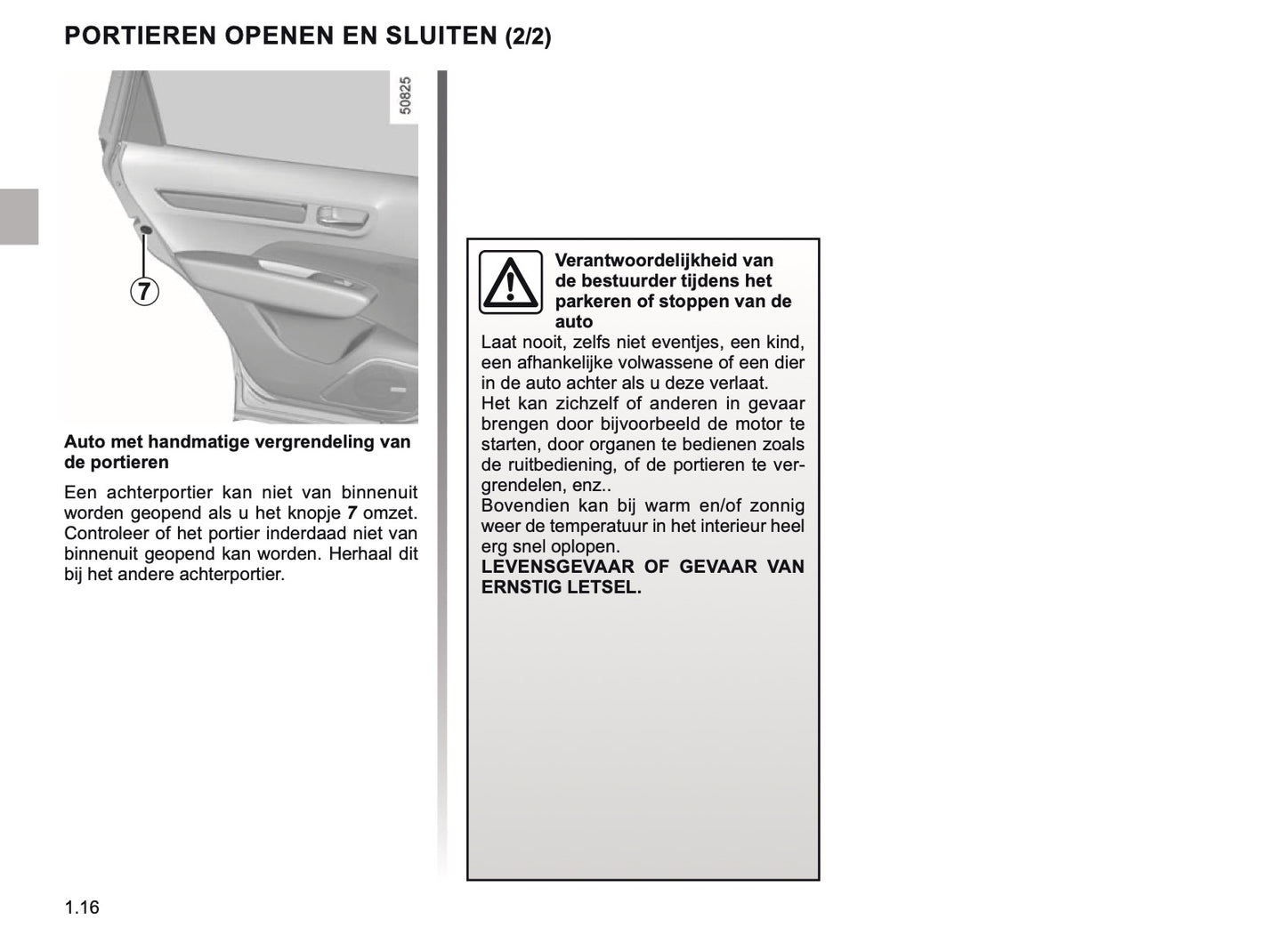 2019-2020 Renault Koleos Owner's Manual | Dutch