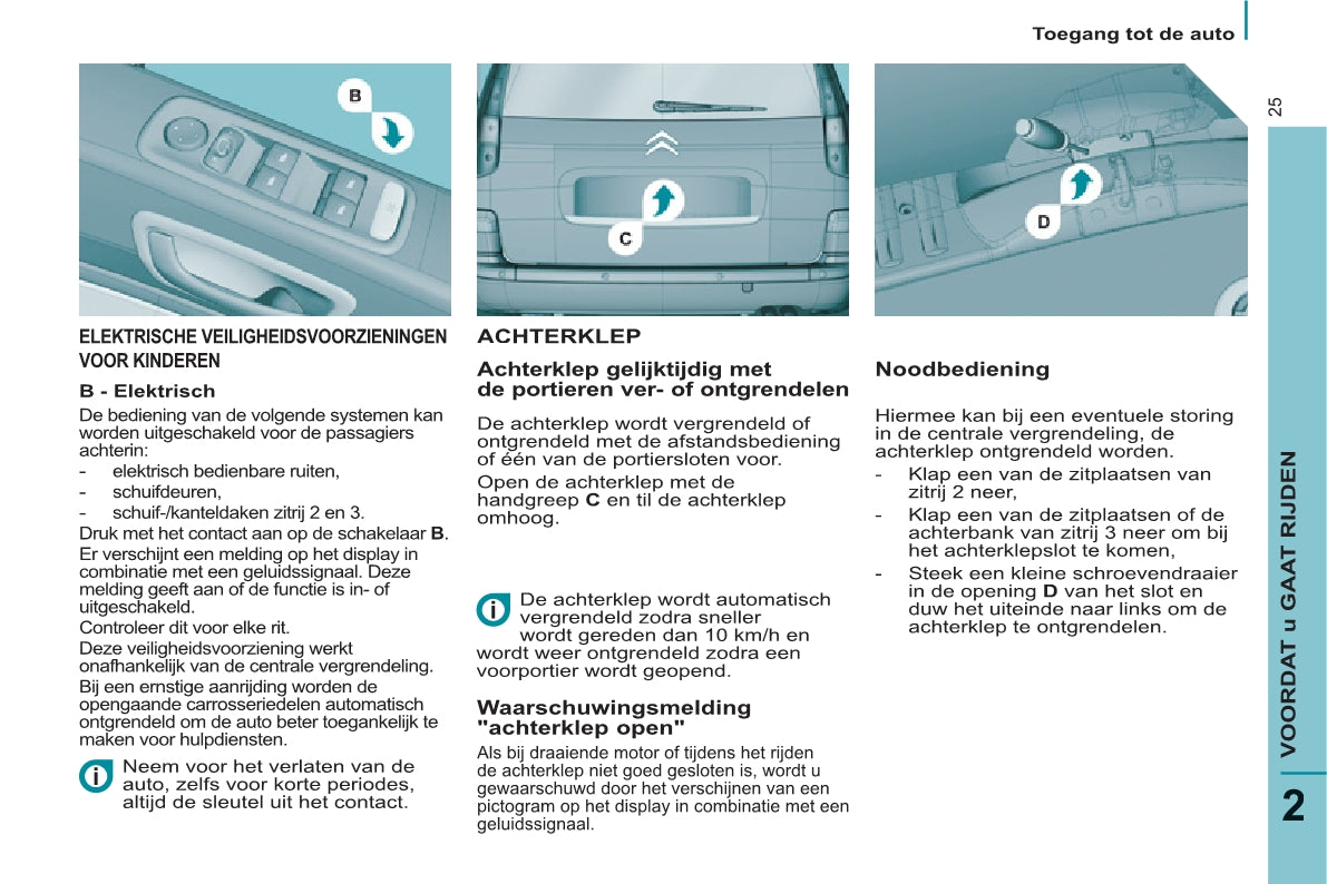 2013-2014 Citroën C8 Bedienungsanleitung | Niederländisch