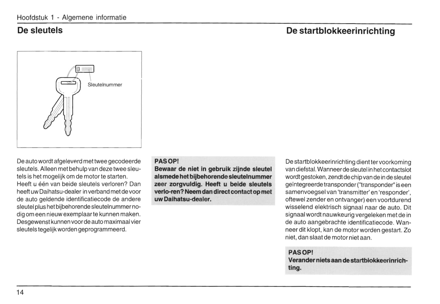 2007-2015 Daihatsu Materia Owner's Manual | Dutch