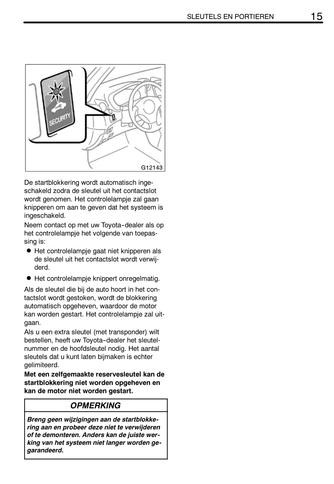2002-2005 Toyota Celica Owner's Manual | Dutch