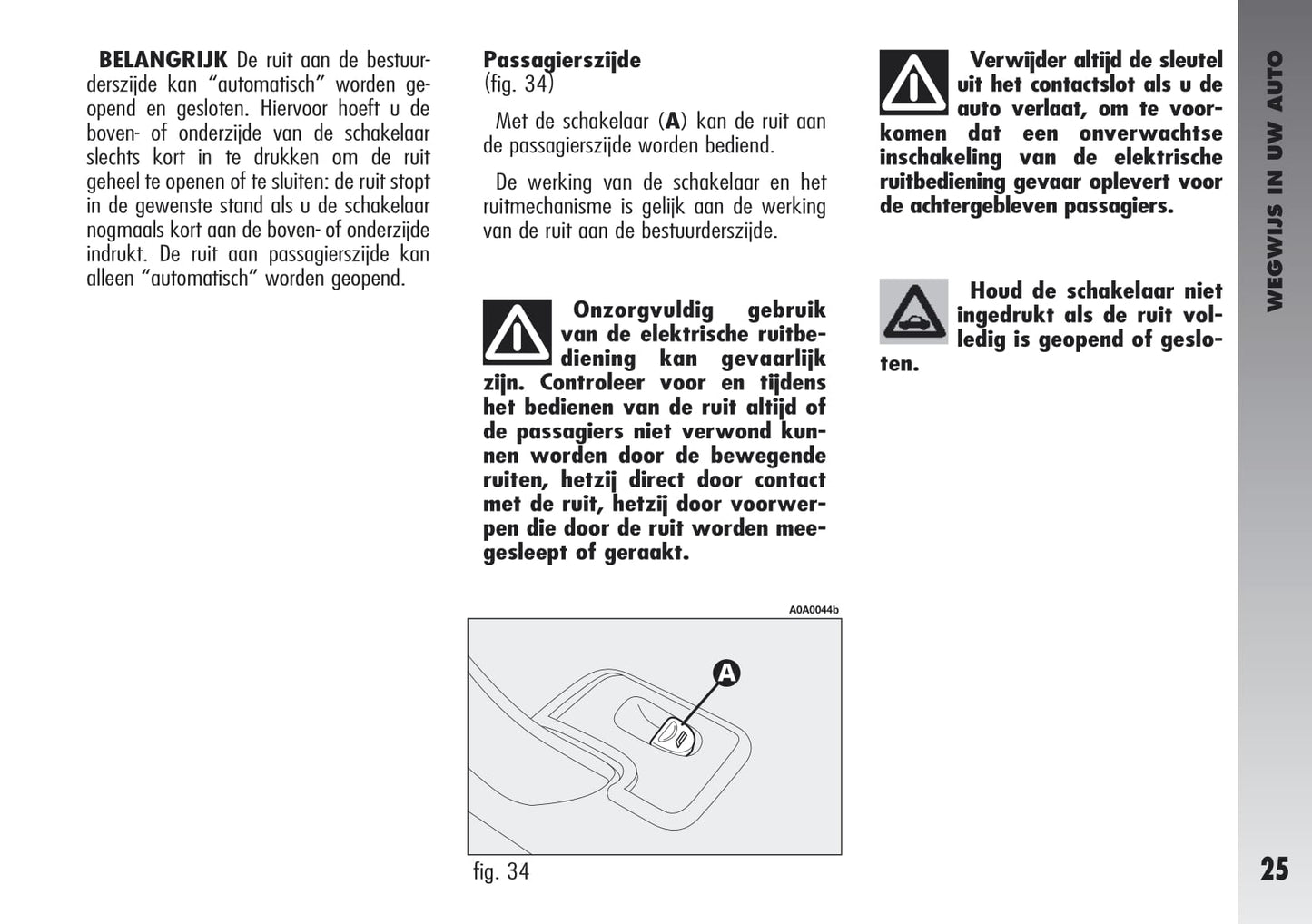 2003-2010 Alfa Romeo GT Bedienungsanleitung | Niederländisch