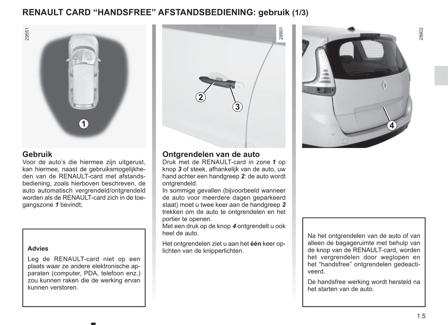 2014-2015 Renault Scénic Bedienungsanleitung | Niederländisch