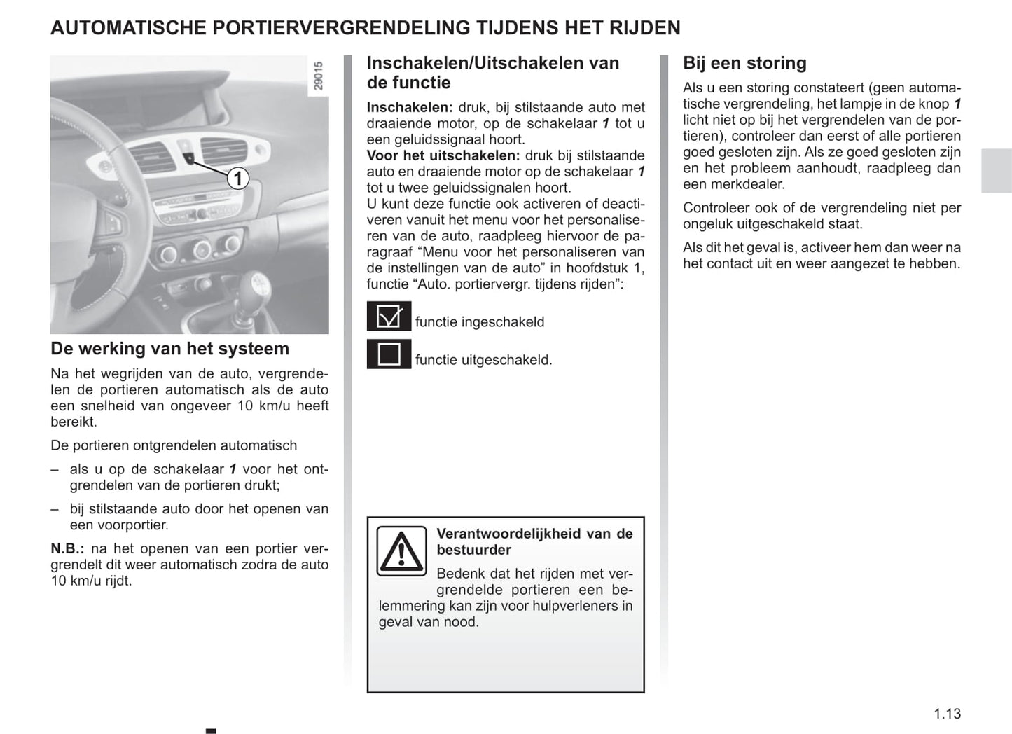 2014-2015 Renault Scénic Bedienungsanleitung | Niederländisch