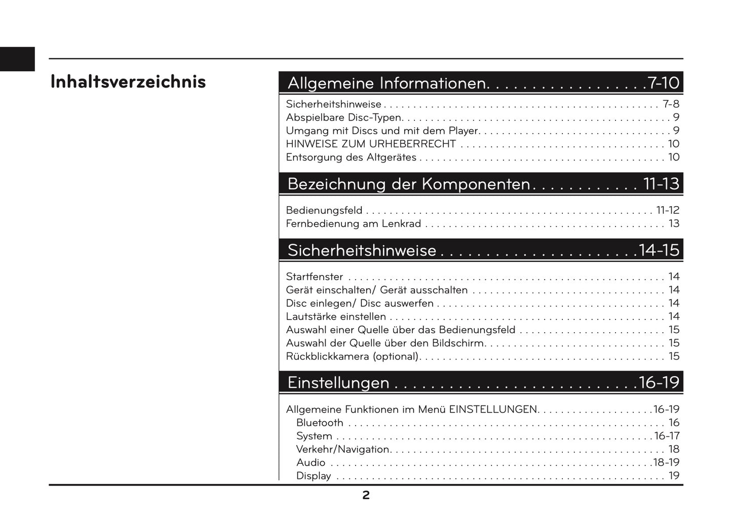 Hyundai ix20 Audio- & Navigationssystem Bedienungsanleitung 2010