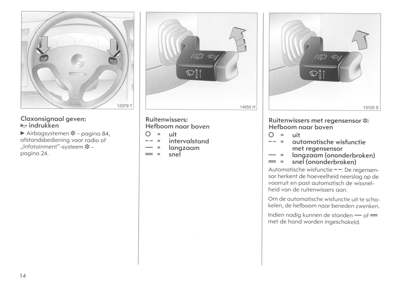 2000-2005 Opel Astra Owner's Manual | Dutch