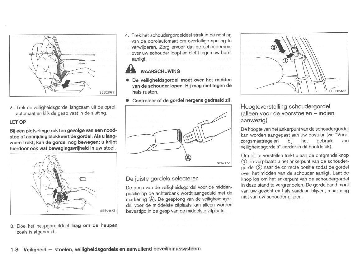 2008-2009 Nissan Note Owner's Manual | Dutch