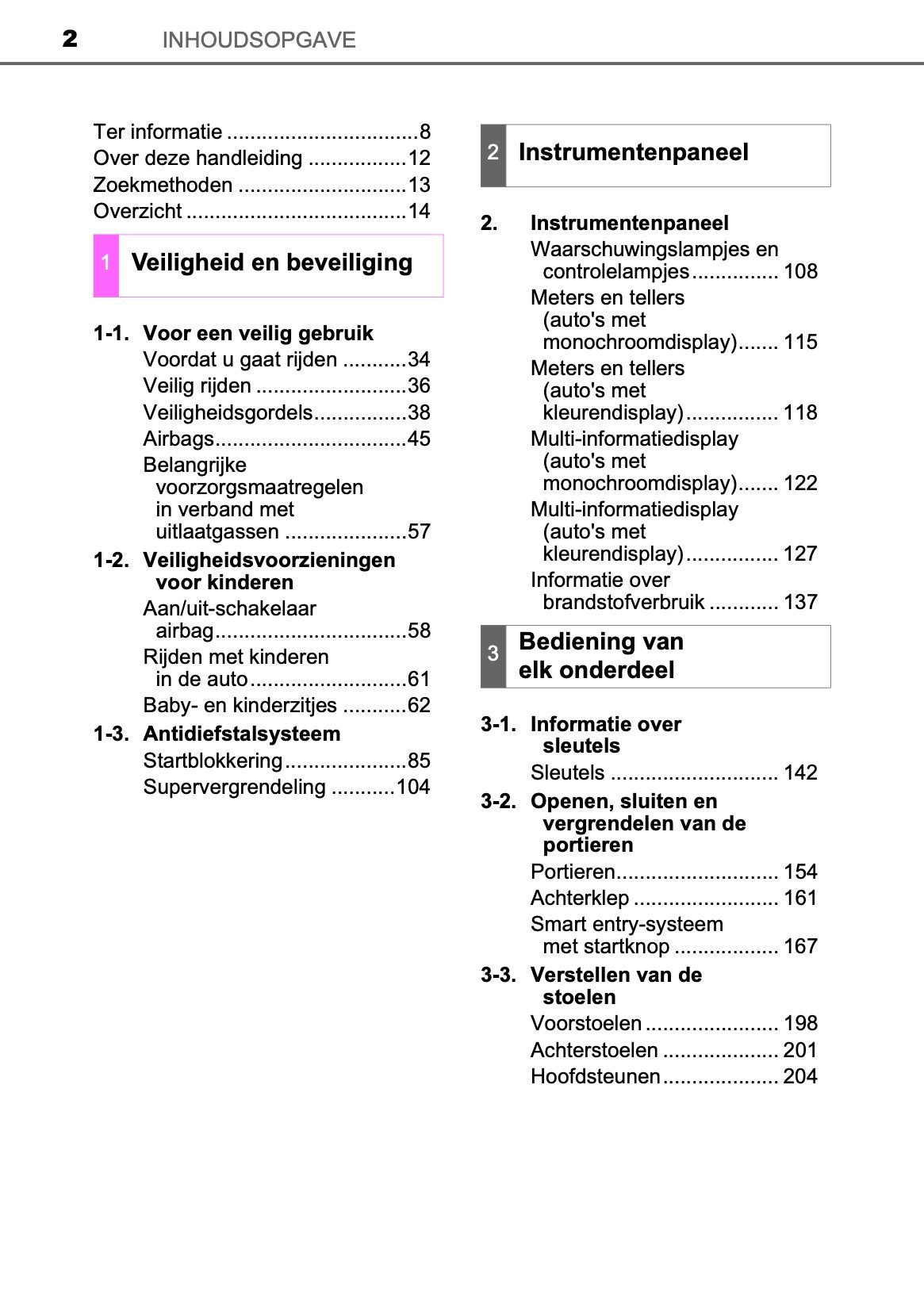 2019-2020 Toyota Yaris Bedienungsanleitung | Niederländisch