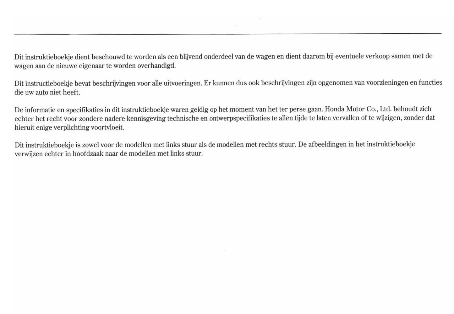 2010-2011 Honda Jazz Hybrid Bedienungsanleitung | Niederländisch