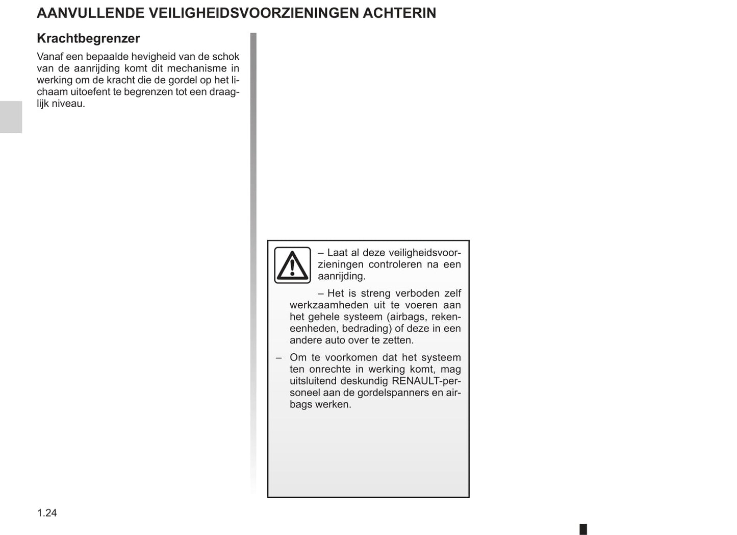 2011-2012 Renault Twingo Owner's Manual | Dutch