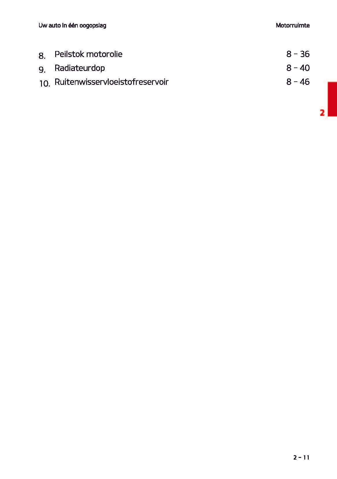 2021-2022 Kia Rio Owner's Manual | Dutch