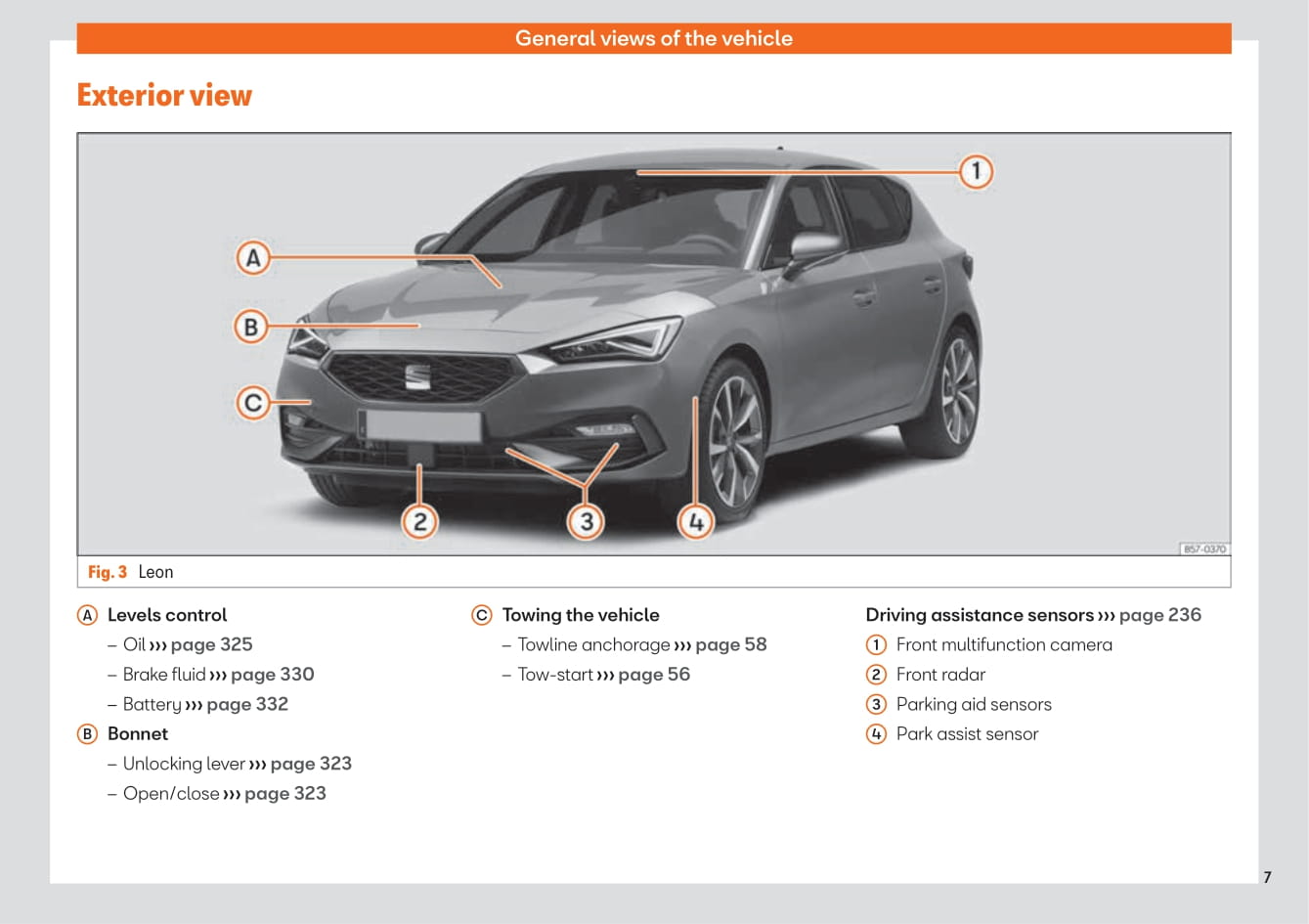 2020-2023 Seat Leon Bedienungsanleitung | Englisch