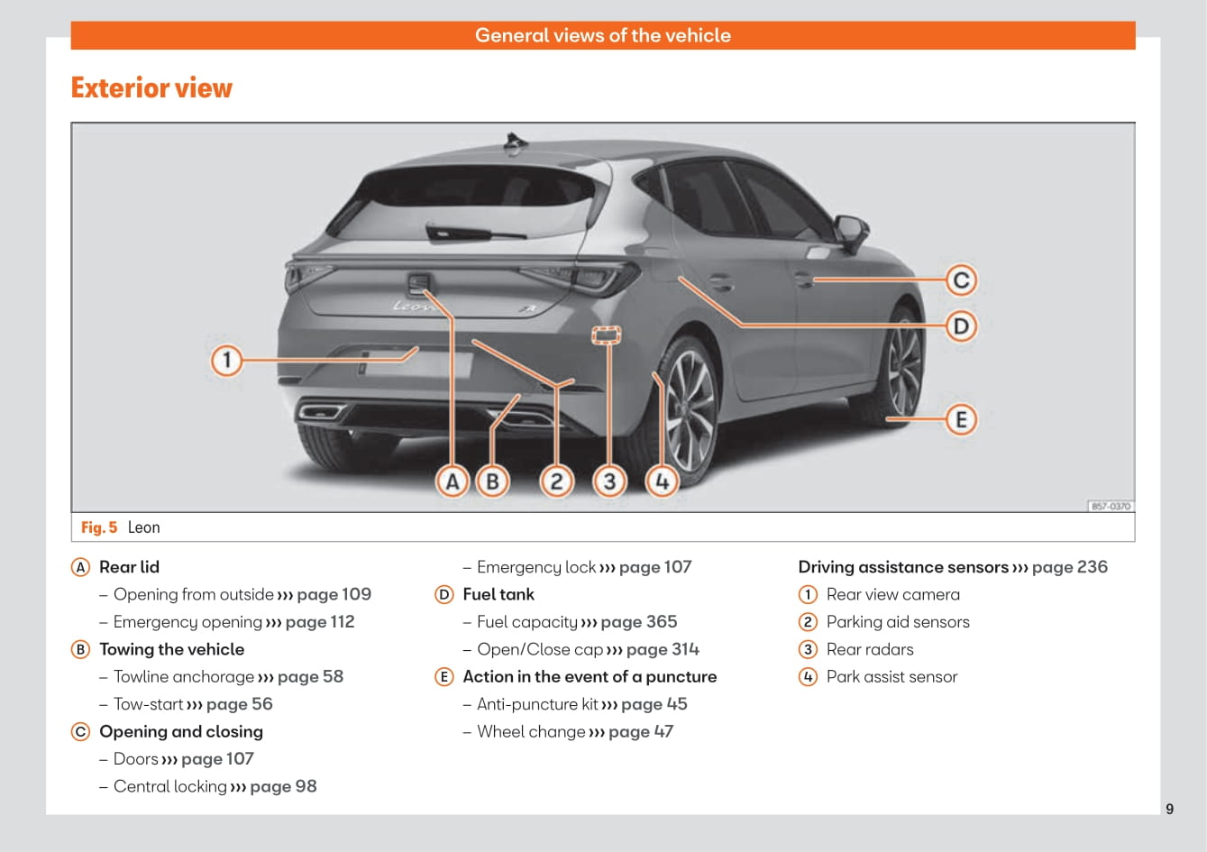 2020-2023 Seat Leon Bedienungsanleitung | Englisch