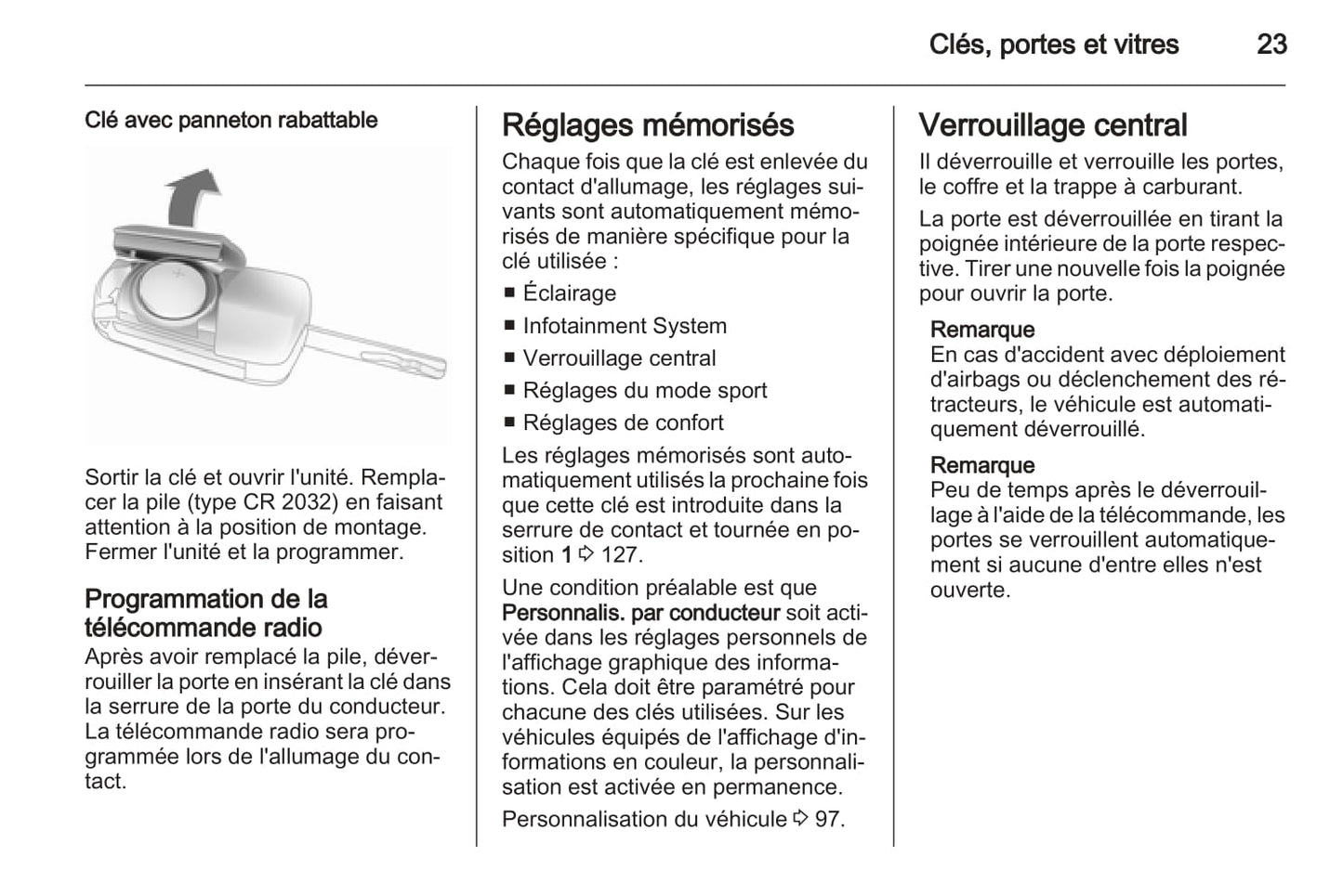 2011-2012 Opel Astra GTC Owner's Manual | French