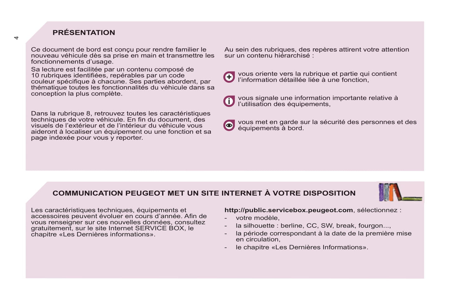 2013-2014 Peugeot 807 Owner's Manual | French