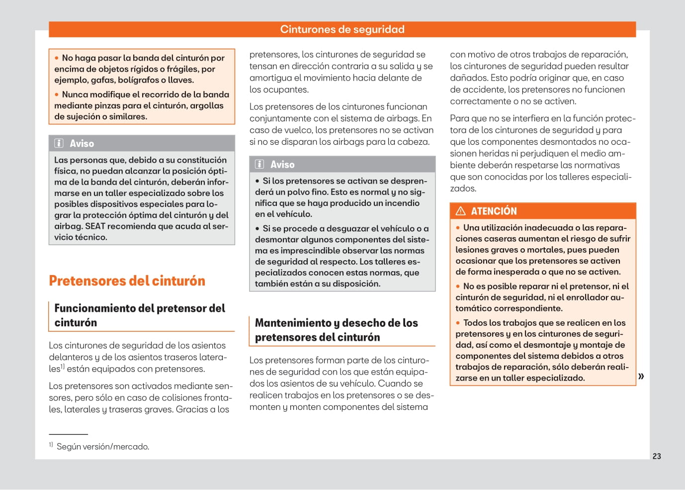 2021-2022 Seat Arona Bedienungsanleitung | Spanisch