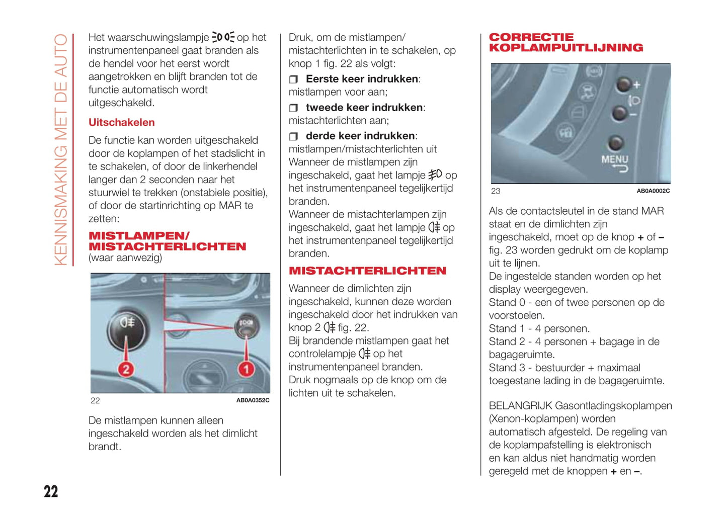 2016-2017 Abarth 500 Bedienungsanleitung | Niederländisch