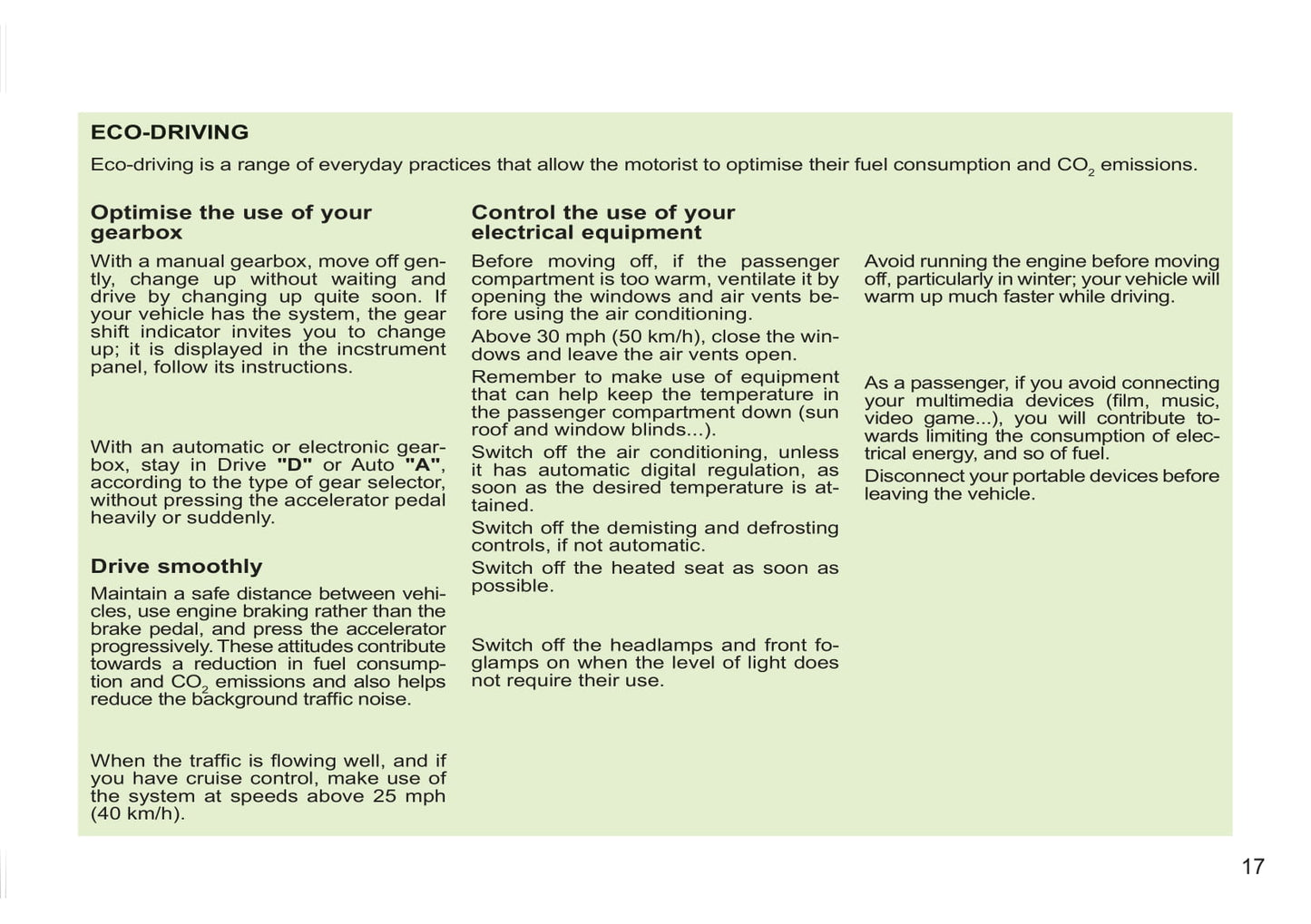 2011-2014 Peugeot 207/207 SW/207 SW Outdoor Owner's Manual | English