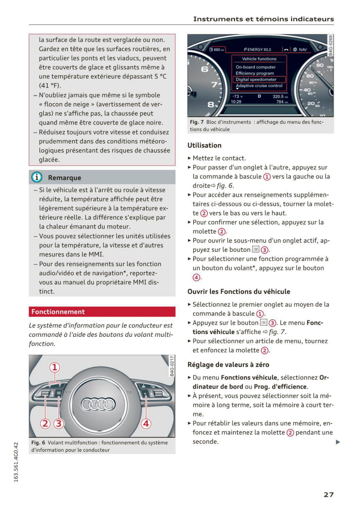 2014-2016 Audi A6/S6 Bedienungsanleitung | Französisch