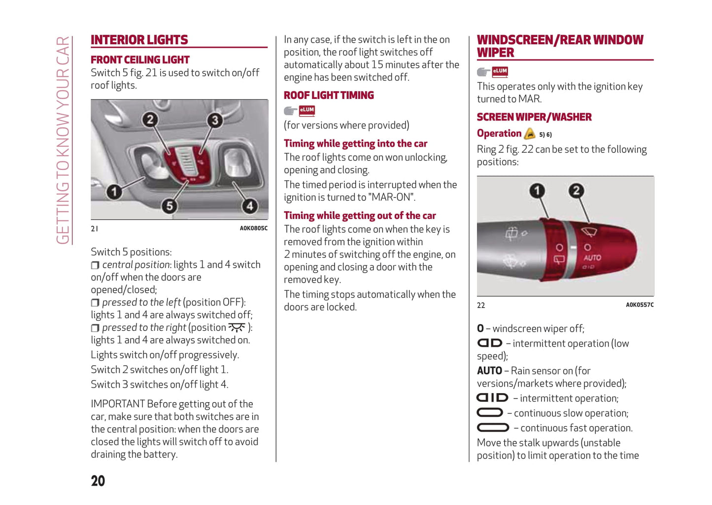2014-2016 Alfa Romeo Giulietta Owner's Manual | English