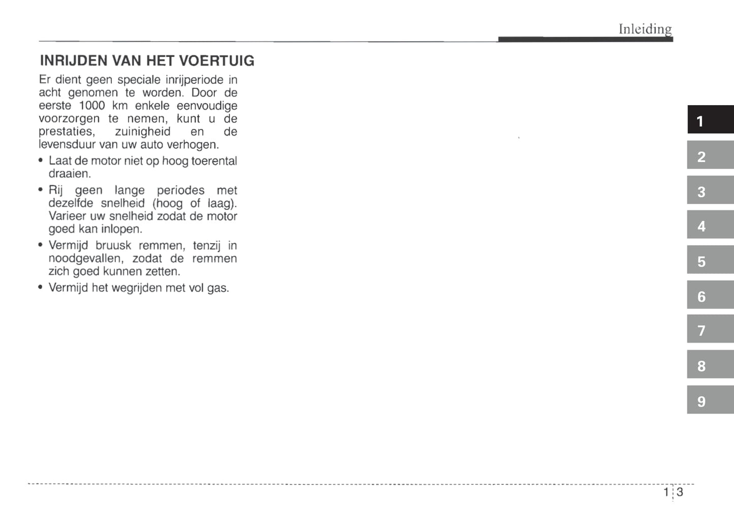 2004-2005 Kia Picanto Owner's Manual | Dutch