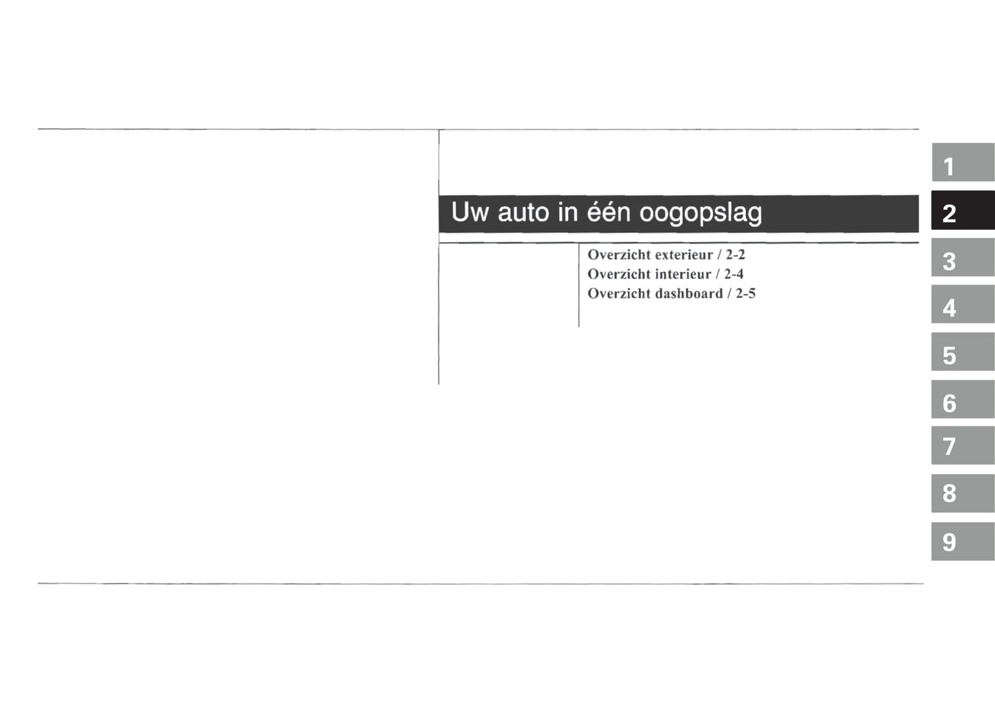 2004-2005 Kia Picanto Owner's Manual | Dutch