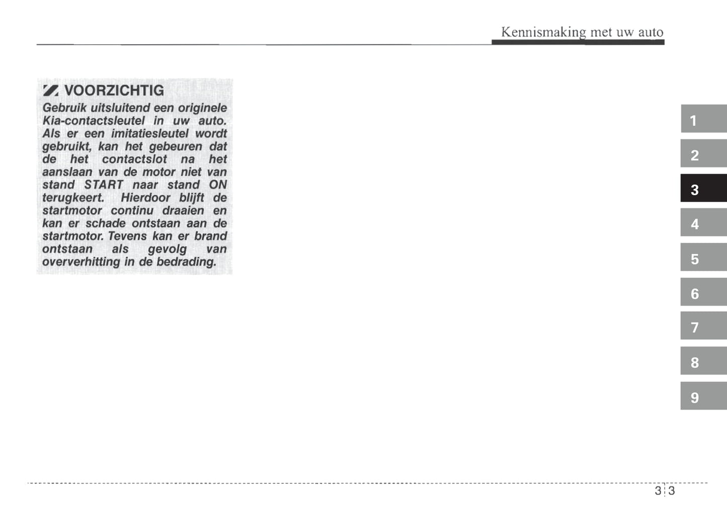2004-2005 Kia Picanto Owner's Manual | Dutch