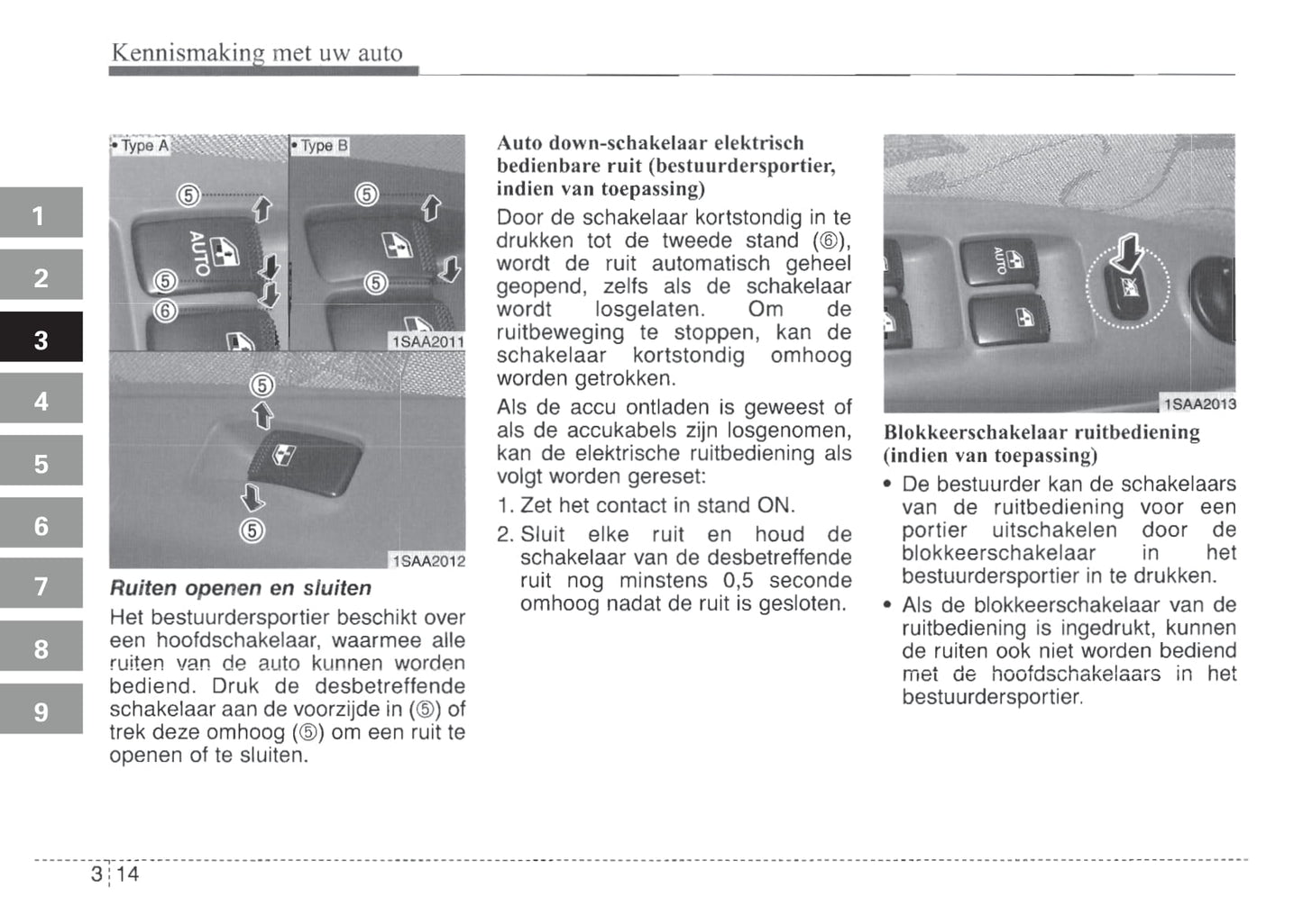 2004-2005 Kia Picanto Owner's Manual | Dutch