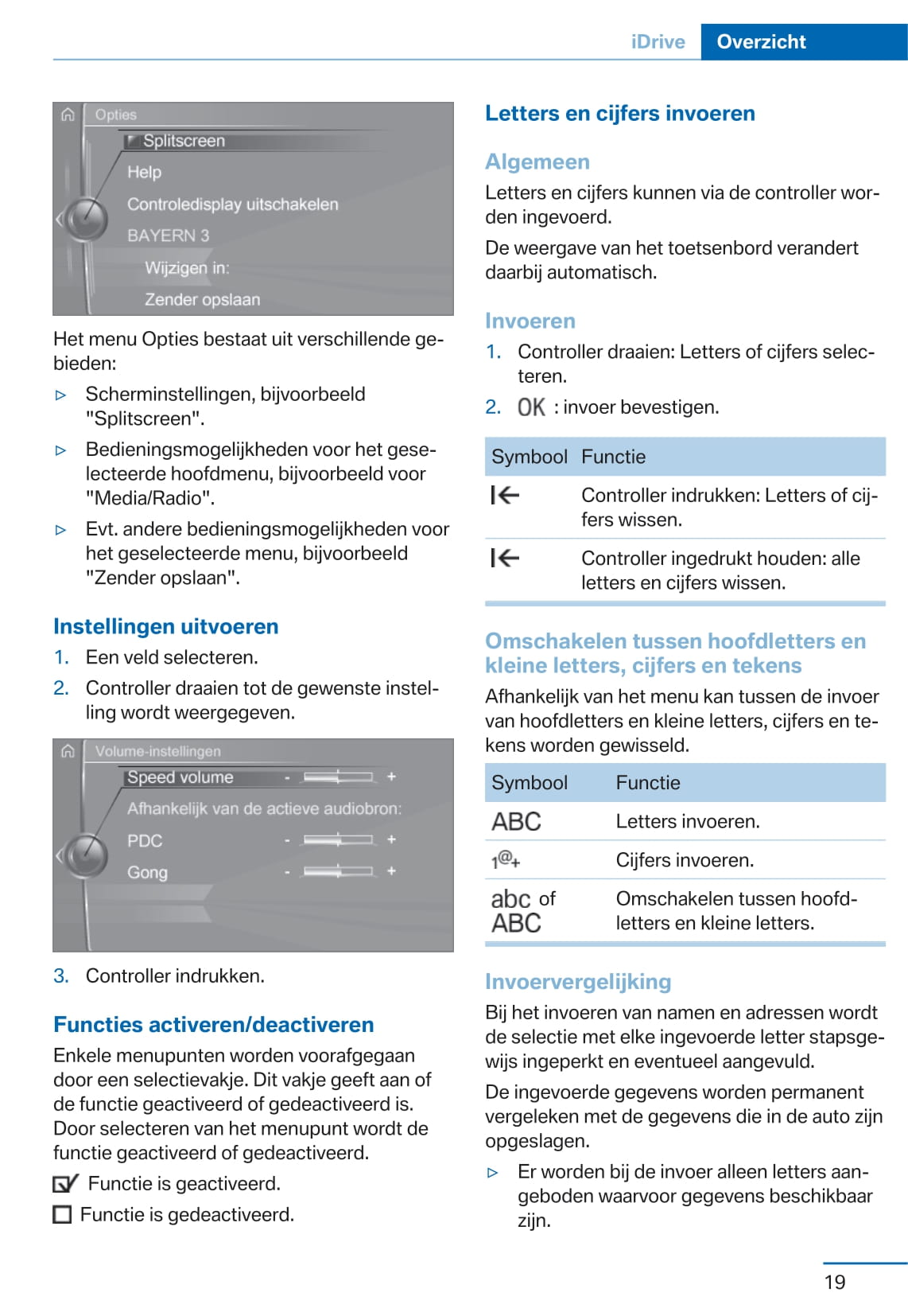 2017 BMW X3 Owner's Manual | Dutch