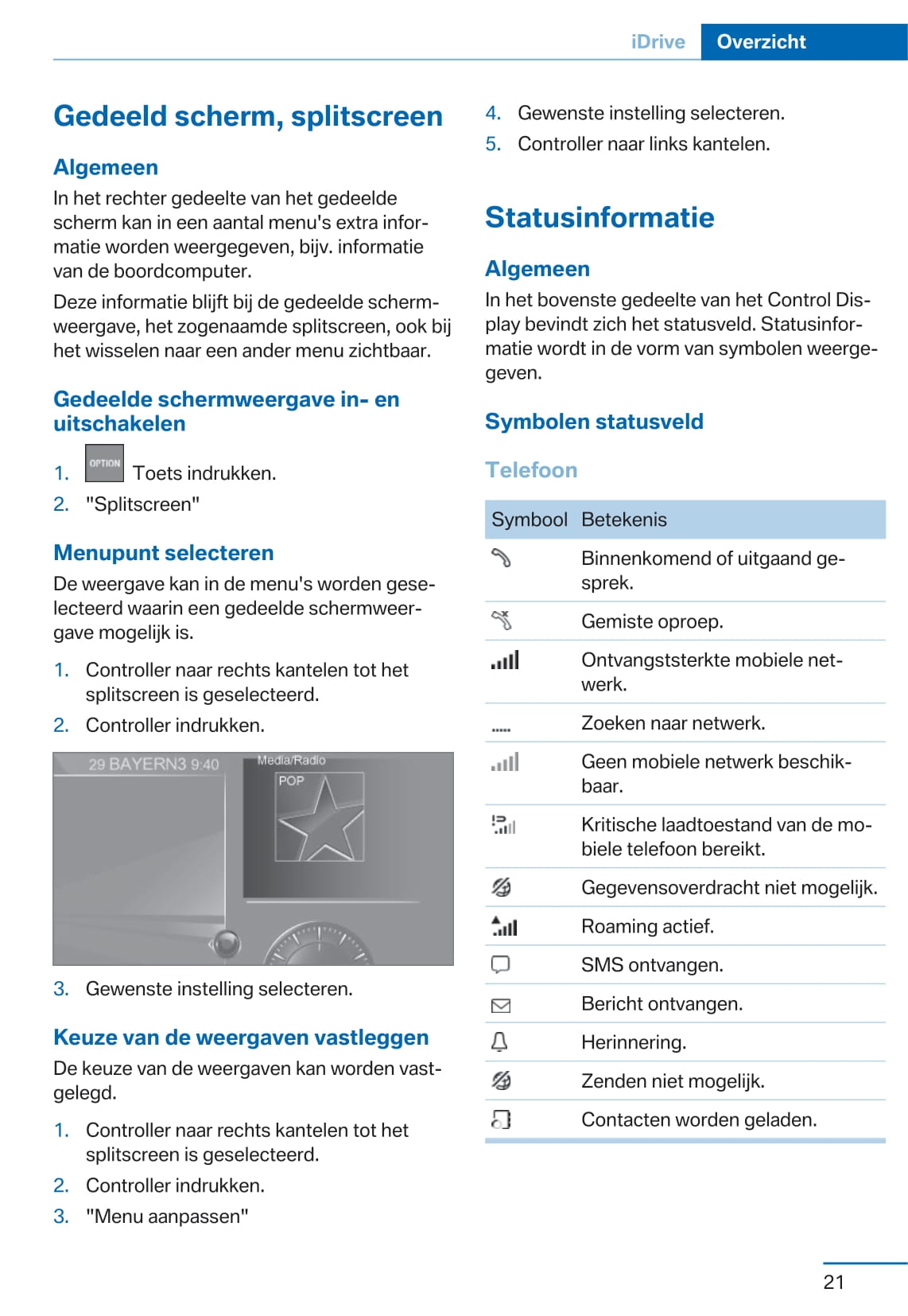 2017 BMW X3 Owner's Manual | Dutch