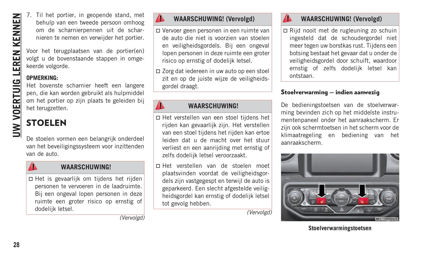 2019-2021 Jeep Wrangler Bedienungsanleitung | Niederländisch