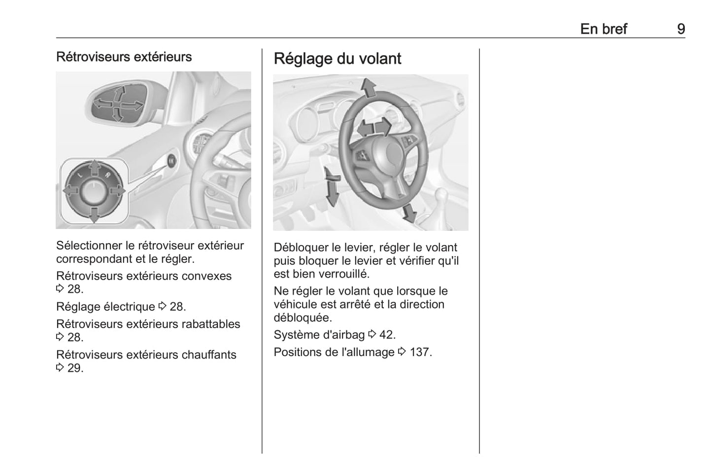 2018-2019 Opel Adam Owner's Manual | French