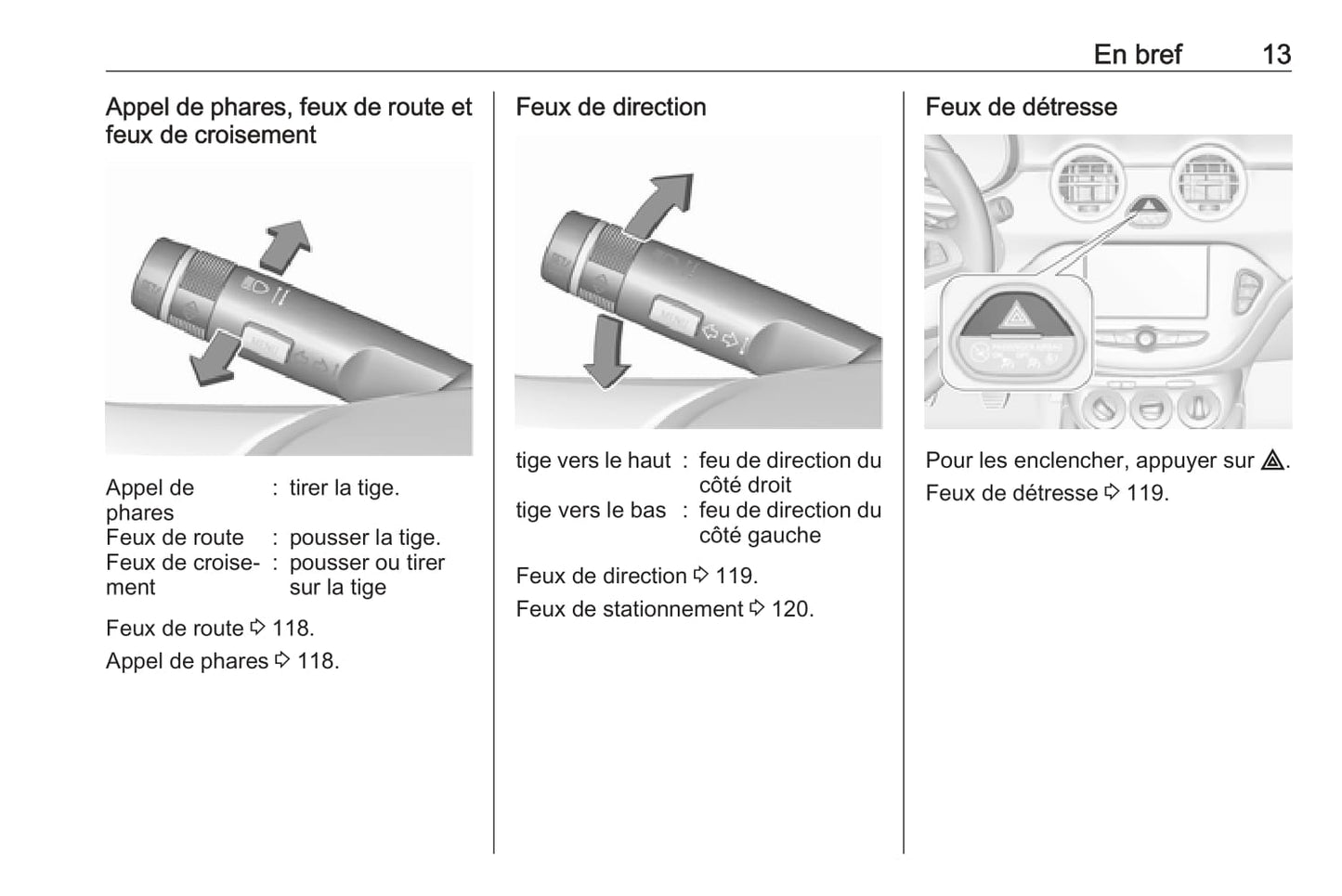 2018-2019 Opel Adam Owner's Manual | French