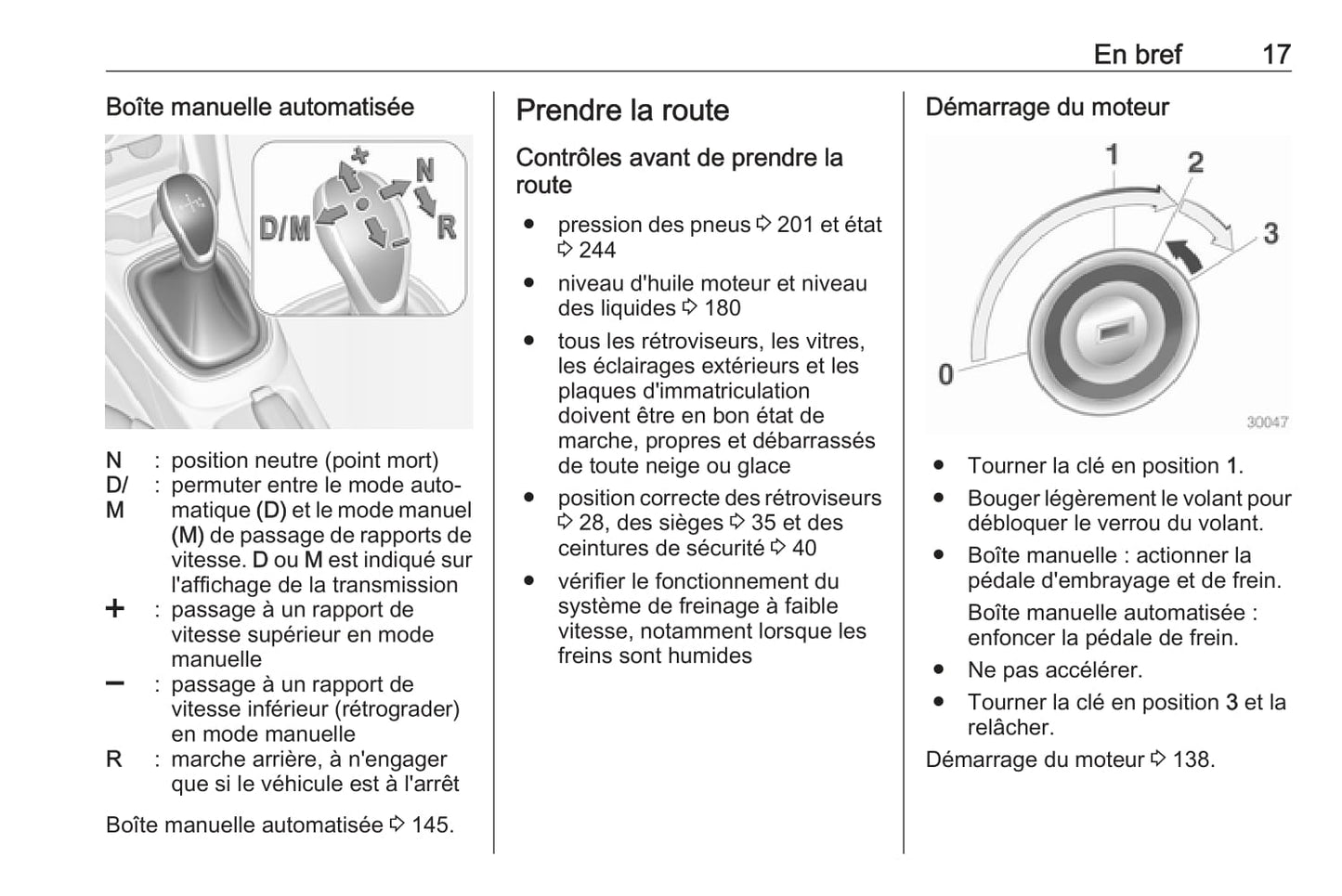2018-2019 Opel Adam Owner's Manual | French