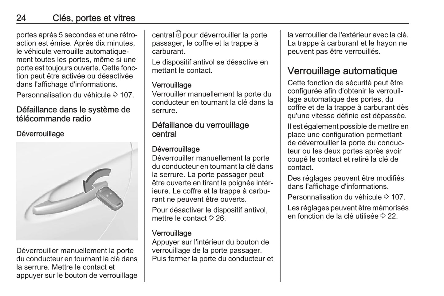 2018-2019 Opel Adam Owner's Manual | French