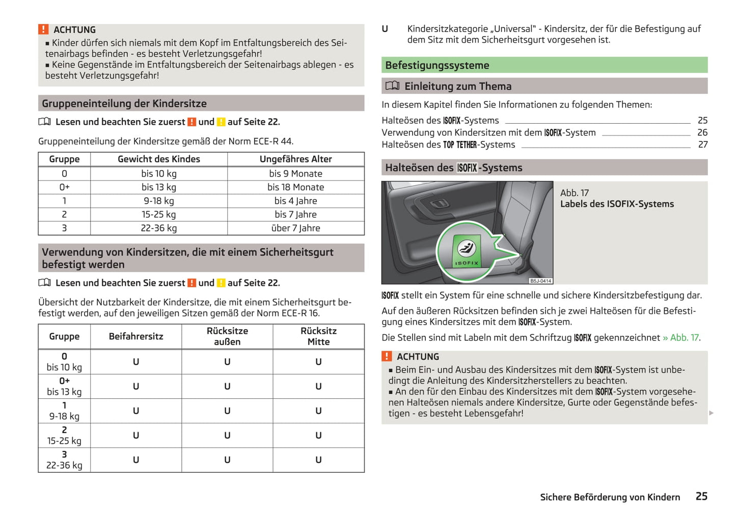 2010-2015 Skoda Roomster Bedienungsanleitung | Deutsch
