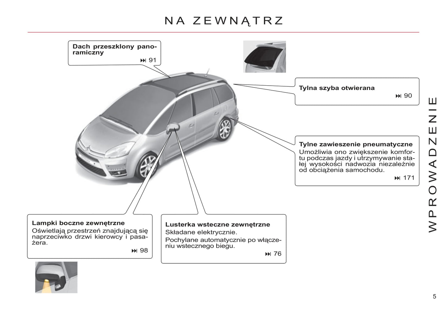 2011-2013 Citroën C4 Picasso/Grand C4 Picasso Bedienungsanleitung | Polnisch