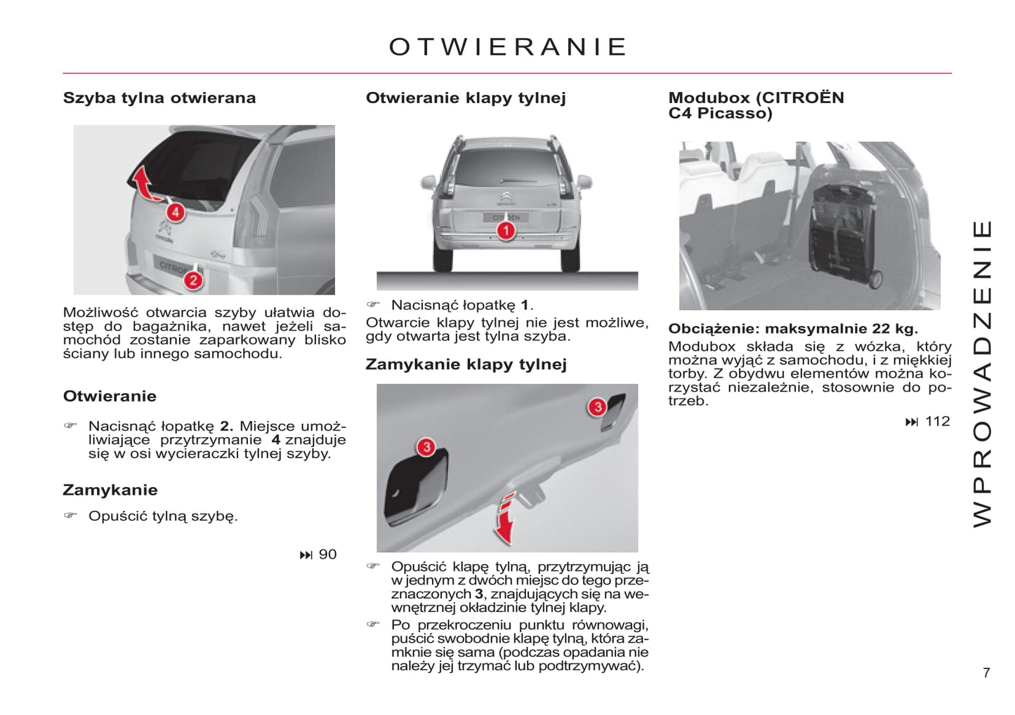 2011-2013 Citroën C4 Picasso/Grand C4 Picasso Bedienungsanleitung | Polnisch