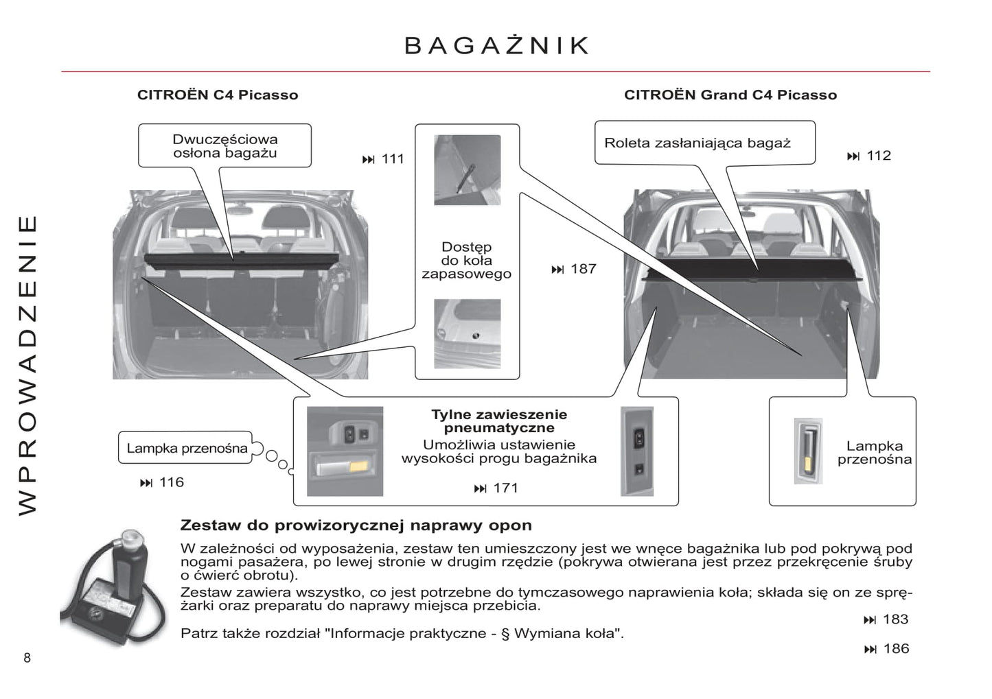 2011-2013 Citroën C4 Picasso/Grand C4 Picasso Bedienungsanleitung | Polnisch