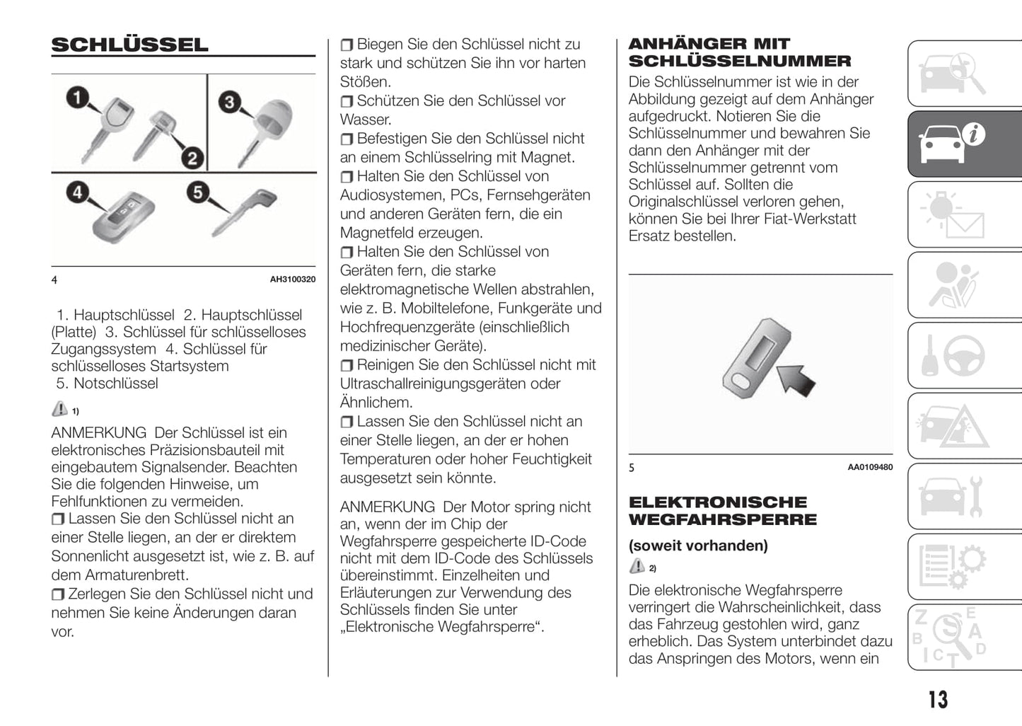 2016-2017 Fiat Fullback Bedienungsanleitung | Deutsch
