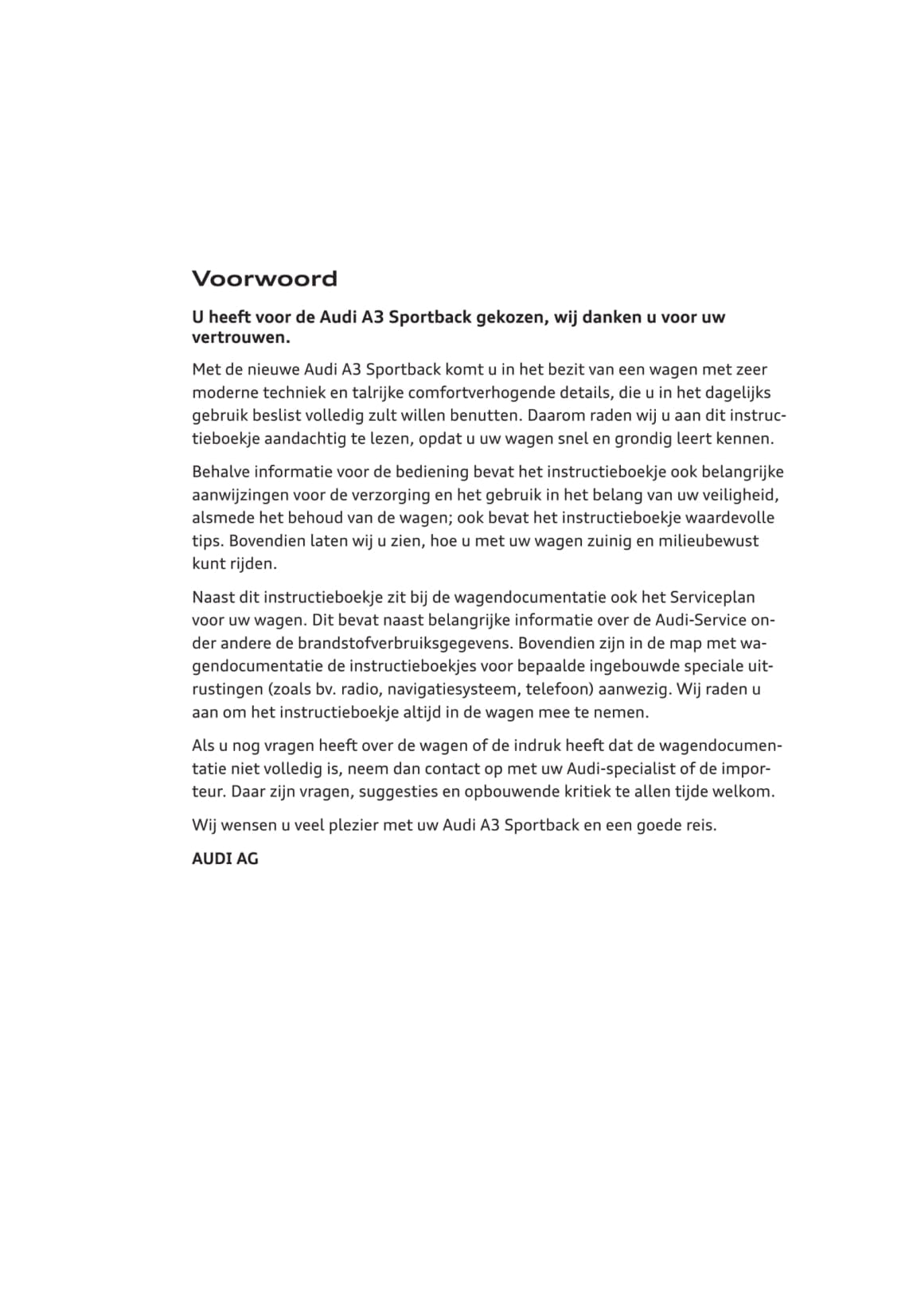 2008-2011 Audi A3 Bedienungsanleitung | Niederländisch