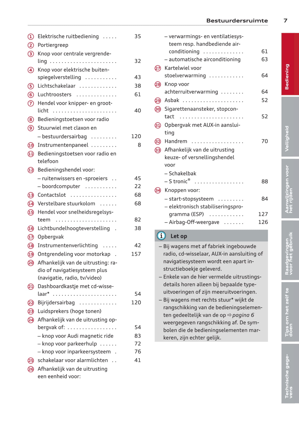 2008-2011 Audi A3 Bedienungsanleitung | Niederländisch