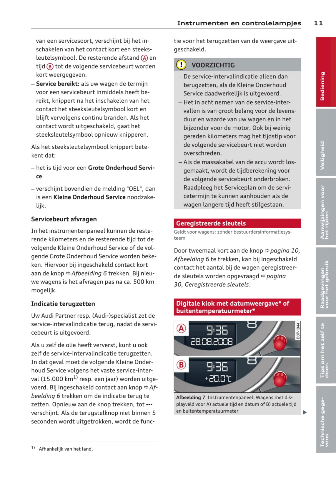 2008-2011 Audi A3 Bedienungsanleitung | Niederländisch