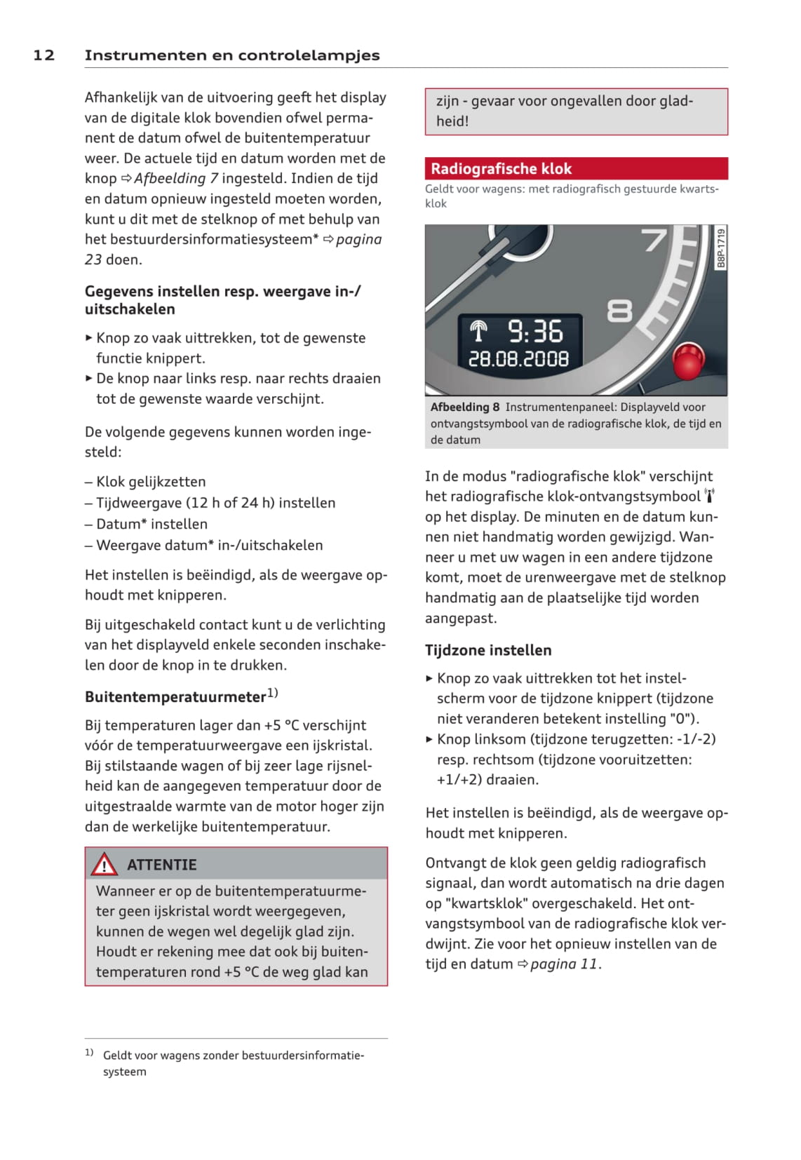2008-2011 Audi A3 Bedienungsanleitung | Niederländisch