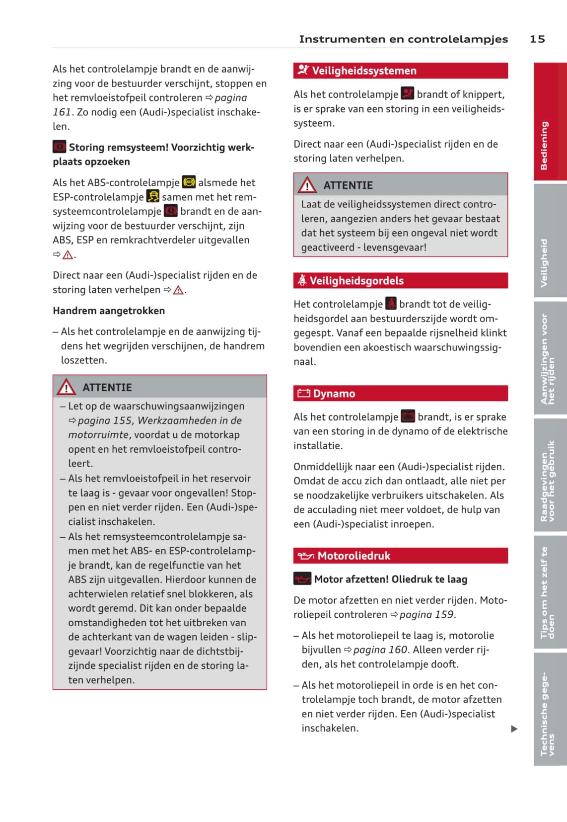 2008-2011 Audi A3 Bedienungsanleitung | Niederländisch