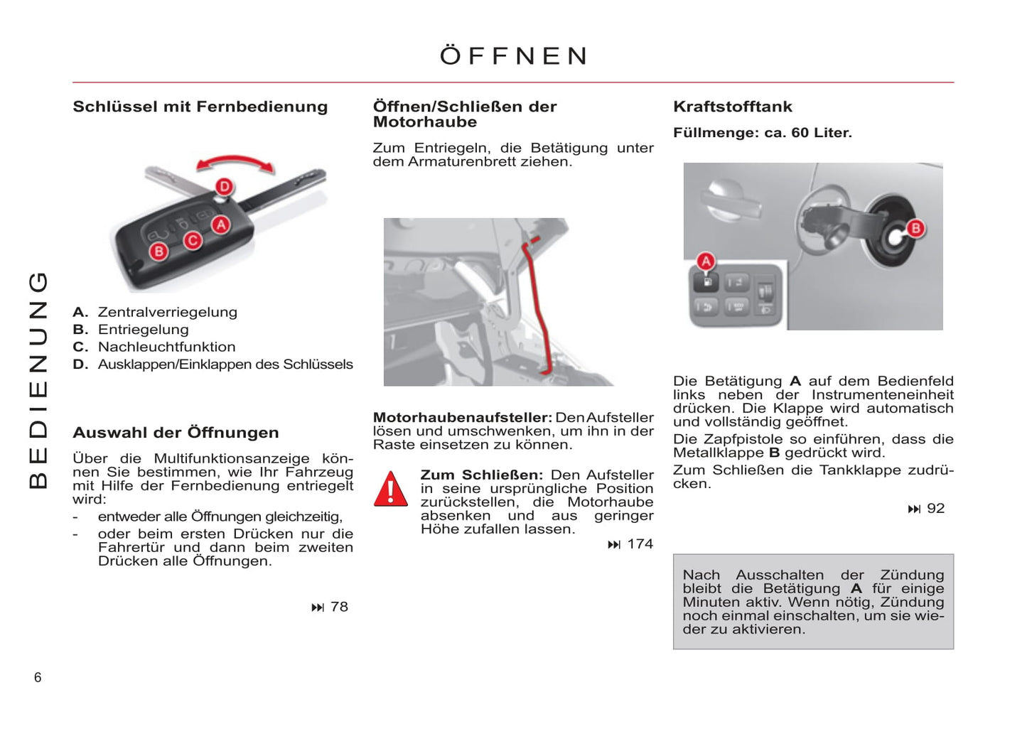 2011-2013 Citroën C4 Picasso/Grand C4 Picasso Bedienungsanleitung | Deutsch