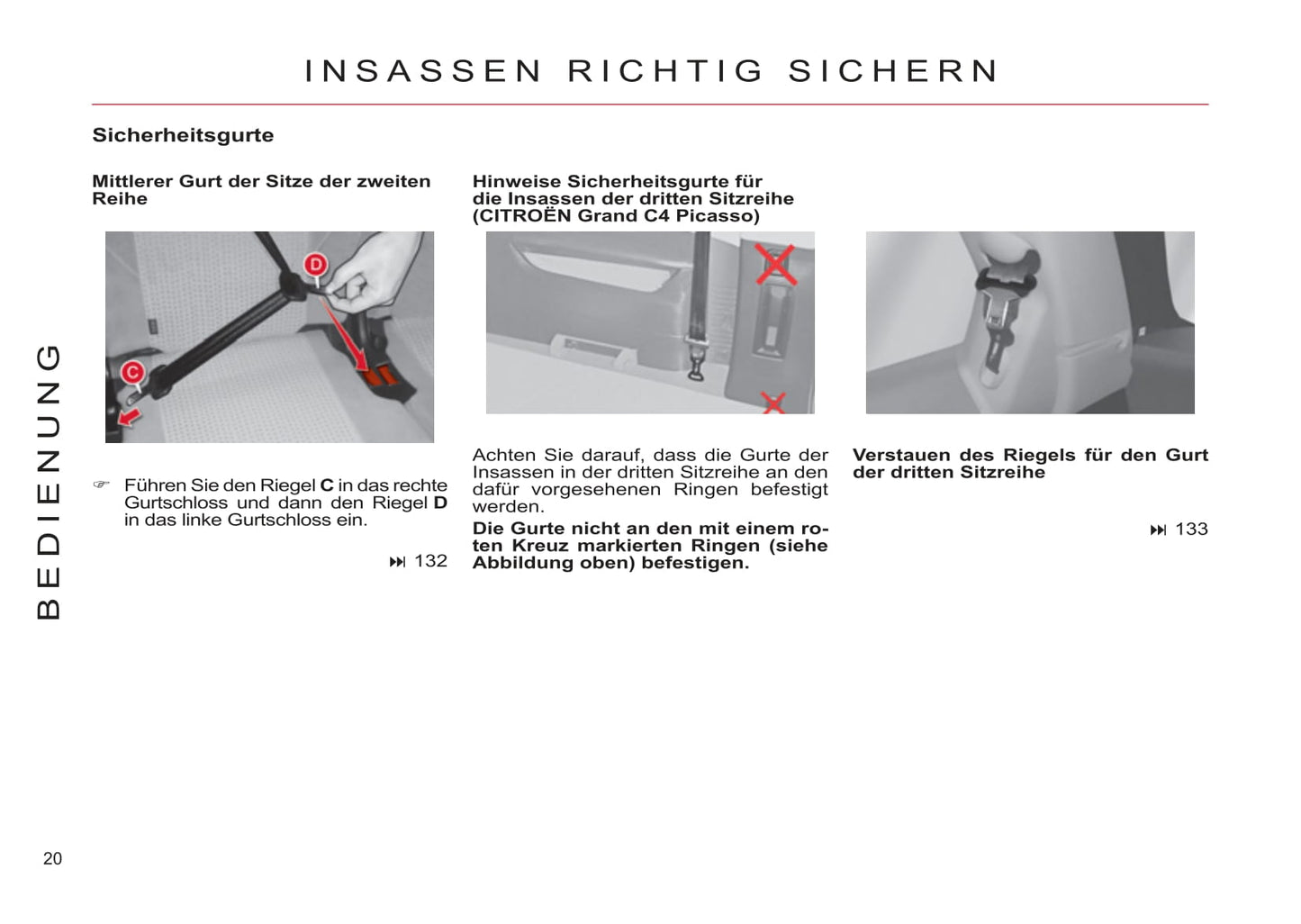 2011-2013 Citroën C4 Picasso/Grand C4 Picasso Bedienungsanleitung | Deutsch