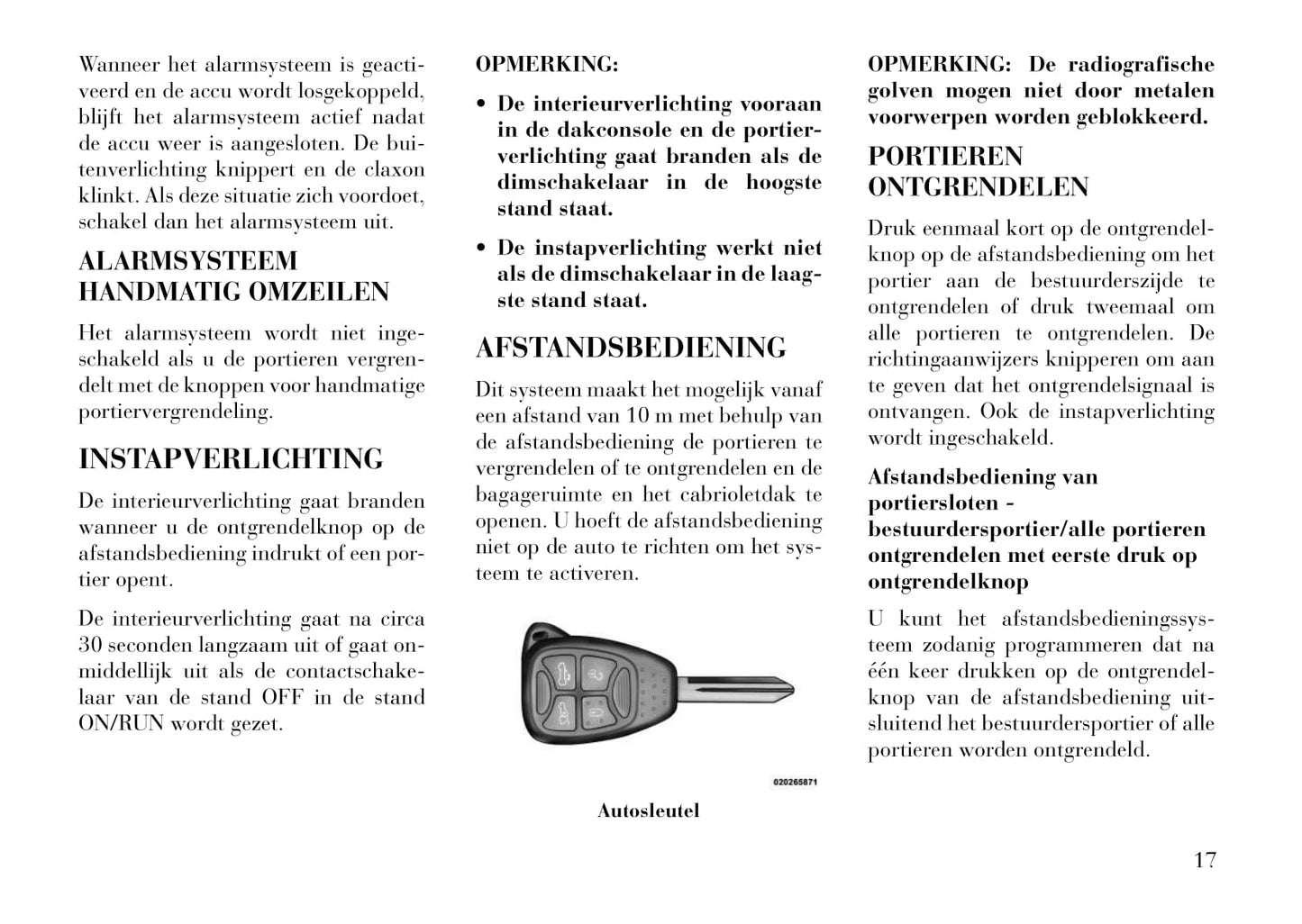 2012-2015 Lancia Flavia Owner's Manual | Dutch