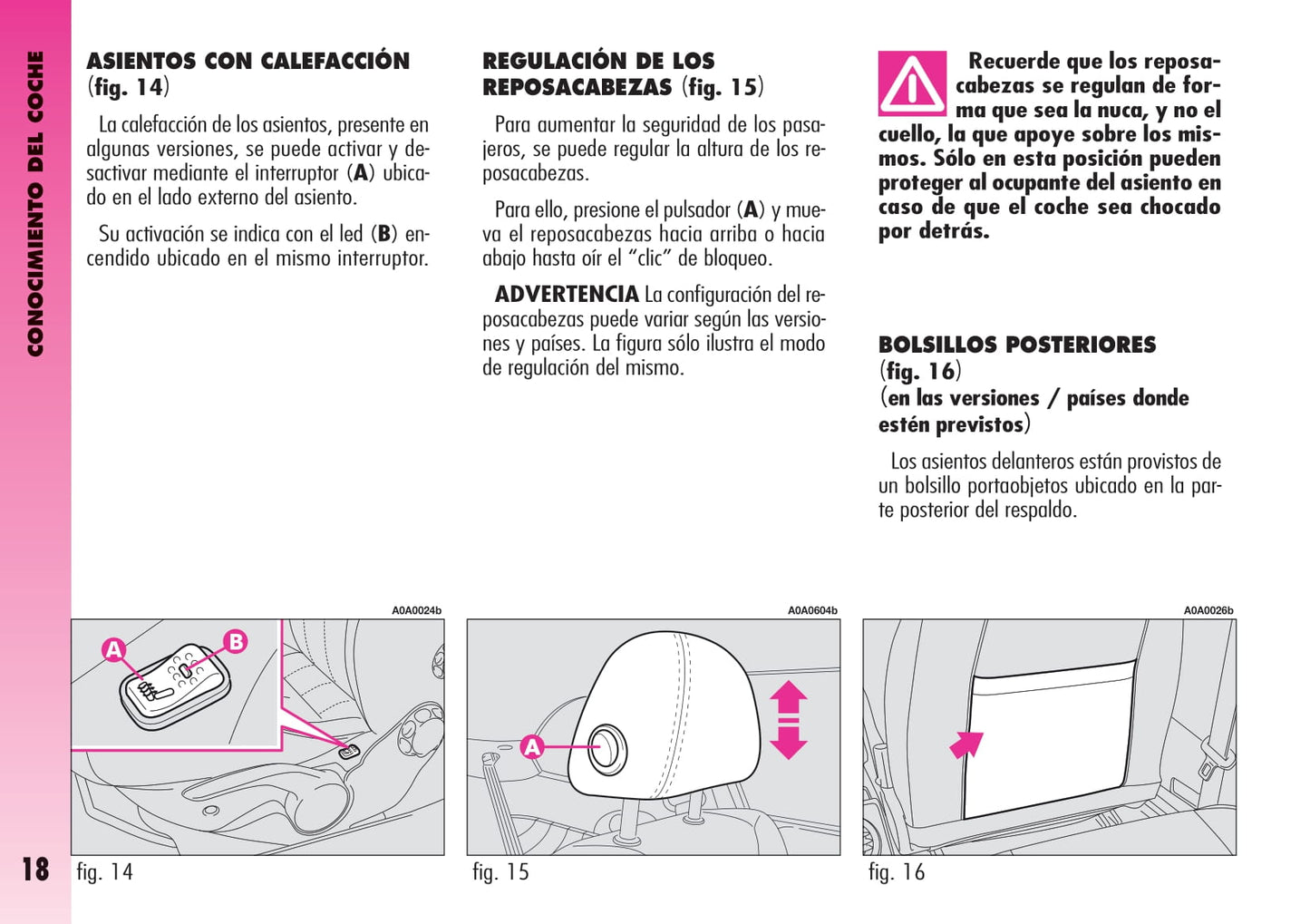 2007-2011 Alfa Romeo GT Owner's Manual | Spanish