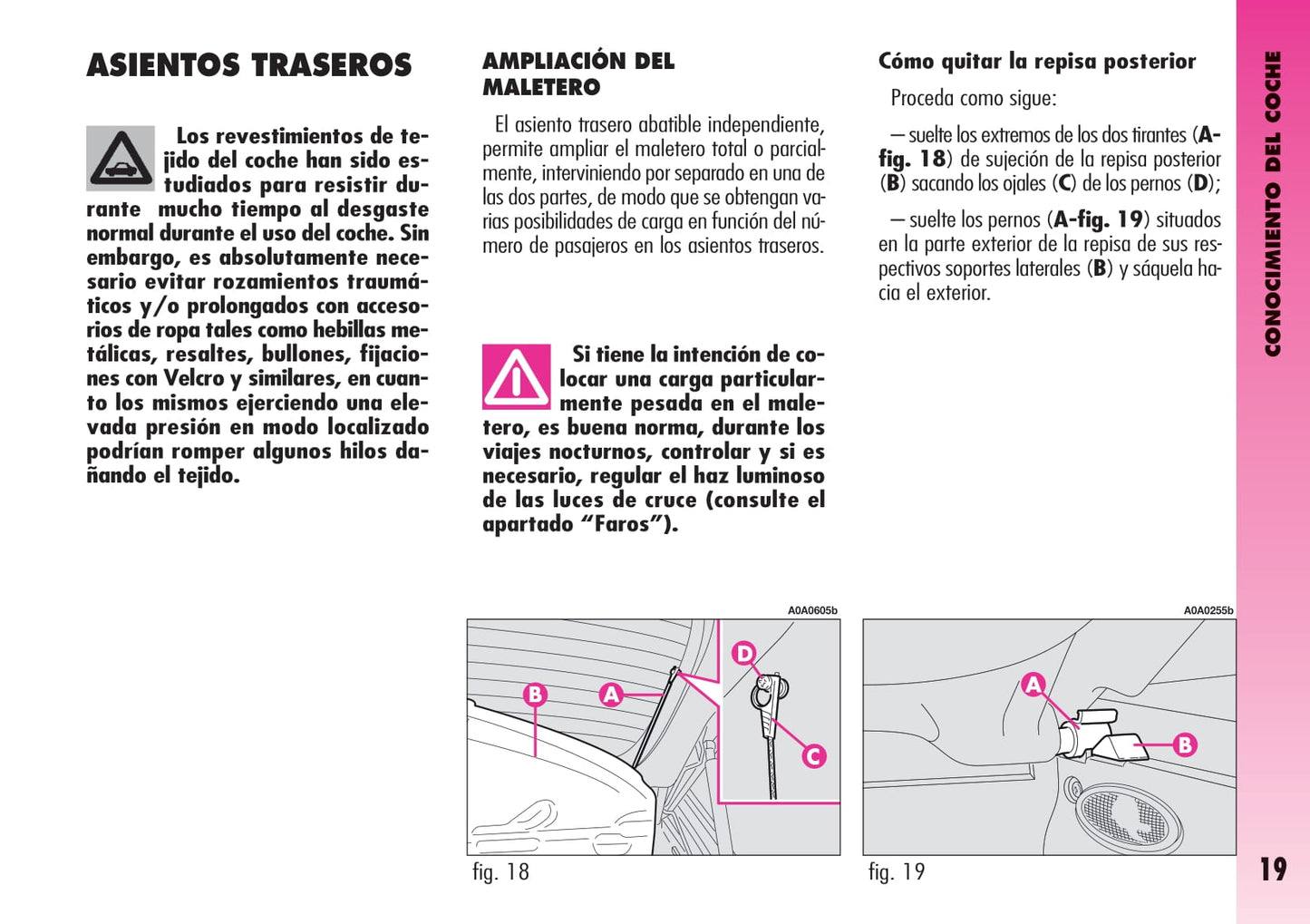 2007-2011 Alfa Romeo GT Owner's Manual | Spanish